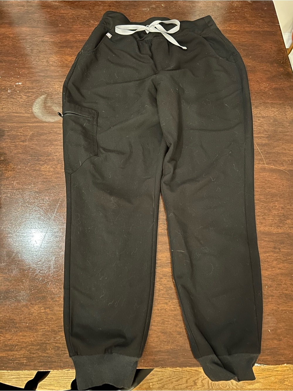 Figs Zamora Black Joggers with Drawstring Waist - Picture 6 of 6